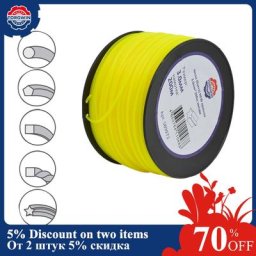 Tondeuse à gazon en Nylon de 28 à 86m * 2.4mm/2.7mm/4mm accessoire pour débroussailleuse
