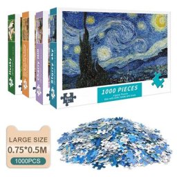 Puzzle en Papier Grand Format de Bricolage pour Adulte Outil Éducatif Décompression