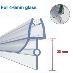 Bande d'étanchéité en PVC pour écran de douche coupe-froid étanche sans colle porte de bain