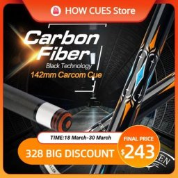 KONLLEN – 3 coussins Carom en Fiber de carbone 12mm 142cm professionnels coréens Libre queue de