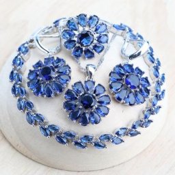 Ensemble de bijoux en argent 925 pour femmes boucles d'oreilles bague Bracelets breloques