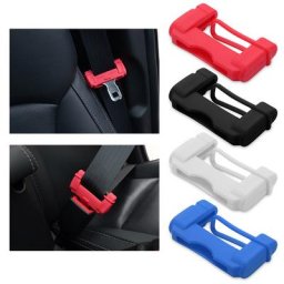 Protecteur universel de Clip de boucle de ceinture de siège de voiture en Silicone bouton