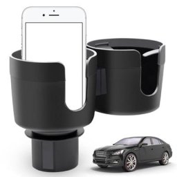 Double porte-gobelets de voiture réglables organisateurs de bouteilles supports de rangement de