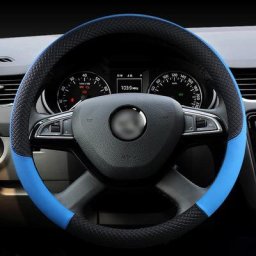 Couverture de volant de voiture en cuir pour Skoda fabia 1 2 octavia 1 2 3 A3 A5 yeti roomster