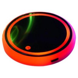 Dessous de verre antidérapant avec chargeur USB pour voiture lumière d'ambiance support de verre