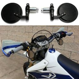 Rétroviseur de moto pour scooter rétroviseurs de motocross rotation à 360 degrés réglable rond