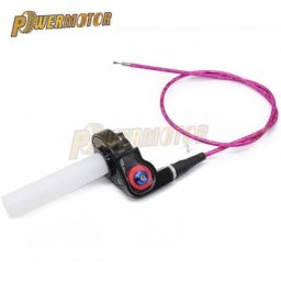 Câble d'accélérateur de Motocross poignée d'accélérateur Pit Bike Cabl 22mm Racer pièces en