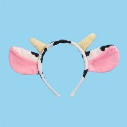 Bande de sauna d'oreille de corne de lait de vache pour enfants et adultes costume d'animal bande