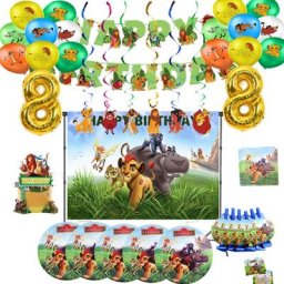 Disney-Ballons de dessin animé pour enfants Jungle Discuter dérivSimba Décoration de fête