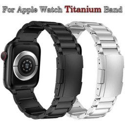 Bracelet de luxe en alliage de titane pour Apple Watch pour Apple Watch 8 7 6 5 4 SE 42mm 44MM
