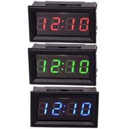 Horloge numérique avec mémoire de mise hors tension horloge électronique affichage numérique LED