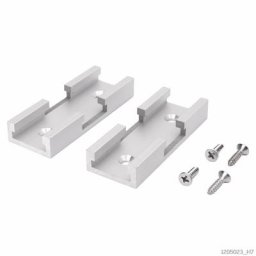 Kit de jonction t-track en aluminium 2 pièces pièces de raccordement outils pour le travail du