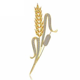 Broche à Grain doré pour femmes Badges épingle à revers bijoux élégants broche 264E