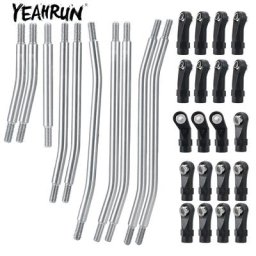 YEAHRUN lien de châssis de liaison en acier inoxydable le plus récent pour TRX-4 TRtage 313/324mm