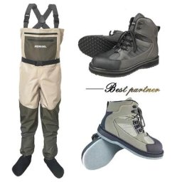 Bottes de pêche à la mouche imperméables pour hommes et femmes pantalon de pataugeoire chaussures
