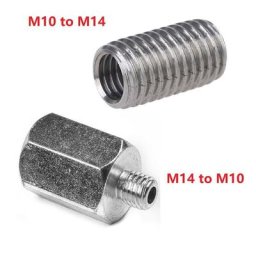 Adaptateur M10 à M14 M14 à M10 2 pièces meuleuse d'angle polisseuse d'interface convertisseur de