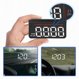 Jauge intelligente numérique HUD pour voiture haute définition OBD GPS OBD2 jauge de tr/min