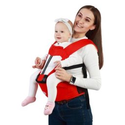 Tabouret multifonctionnel pour enfants de 0 à 3 ans 4 saisons épaule respirante porte-bébé à