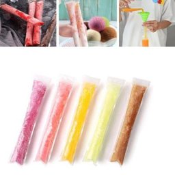 Sac de crème glacée transparent popsicle en plastique poudres à gâteau chocolat GT sacs de