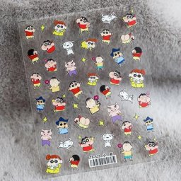 Xiaoxin – autocollants pour ongles dessin animé mignon gommage fin résistant décoration Art