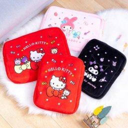 Sanrioed-Sac pour tablette dessin animé mignon pour femme sac de rangement créatif ISub étui pour