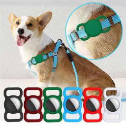 Étui en silicone Airtag housse de protection anti-chute adapté aux chats et chiens face nouveau