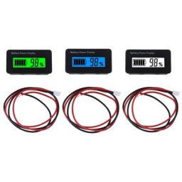 Écran numérique de capacité de batterie 12V 24V 48V affichage LCD universel pour voiture et moto