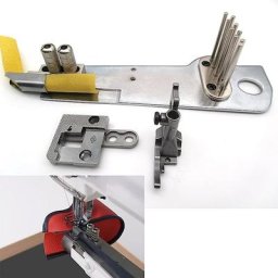 Jeu de limes et de jauges 1 ensemble complet fixation de reliure adapté aux machines à lit