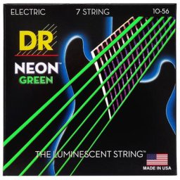 DR Strings Neon Green NGE7-10