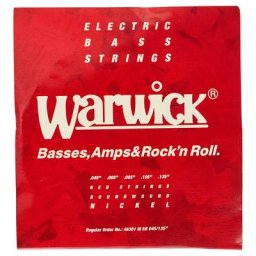 Warwick 46301 Red Strings Nickel