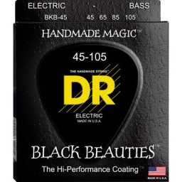 DR Strings Black Beauties BKB-45 Saiten für E-Bass