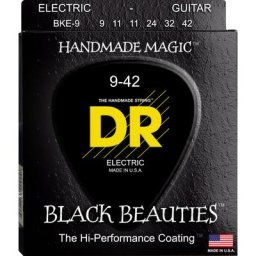 DR Strings Black Beauties BKE-9