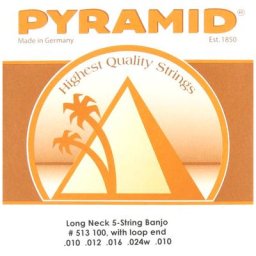 Pyramid Long Neck 5-string Banjo Set