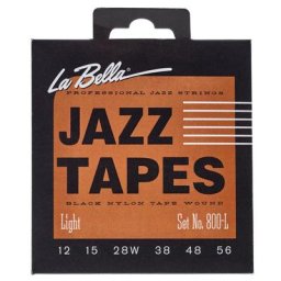 La Bella 800L Jazz Black Nylon L