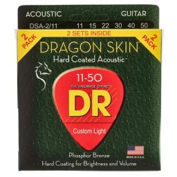 DR Strings Dragon Skin DSA-2/11 2-Pack