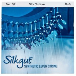 Bow Brand Silkgut 5th B Harp Str. No.32