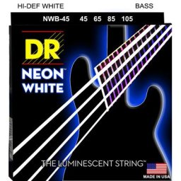 DR Strings Neon White NWB-45