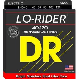 DR Strings Lo Rider LH5-40 Stainless