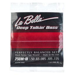 La Bella 750N-B Black Nylon L