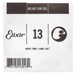 Elixir .013 Plain Steel Einzelsaite für Gitarre