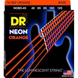 DR Strings Neon Orange NOB5-45