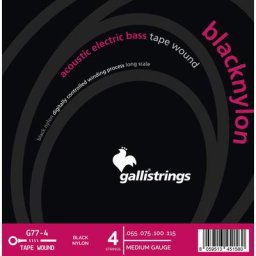 Galli Strings G77 Black Nylon Bass Strings