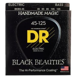 DR Strings Black Beauties BKB5-45