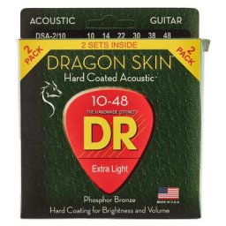 DR Strings Dragon Skin DSA-2/10 2-Pack