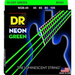 DR Strings NGB-45 HiDef Neon Green Saiten für E-Bass