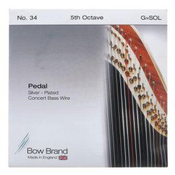 Bow Brand Pedal BW Silver 5th G No.34