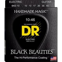 DR Strings Black Beauties BKE- 10