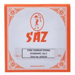 Saz STB6 Tambur Strings Set Std.