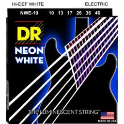 DR Strings Neon White NWE-10