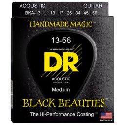 DR Strings Black Beauties BKA- 13